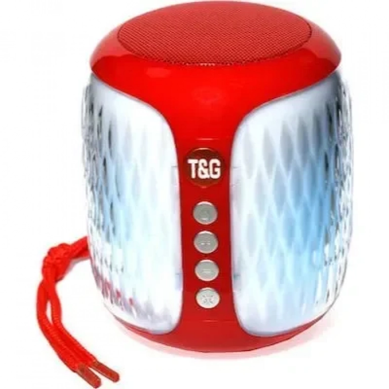 T&G TG-611 Ηχείο Bluetooth 5W με Ραδιόφωνο Κόκκινο