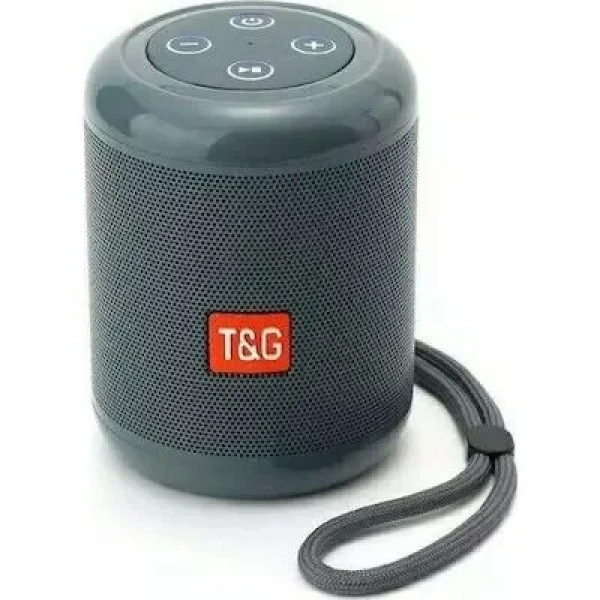 T&G TG-519 Ηχείο Bluetooth 5W με 3 ώρες Λειτουργίας Grey