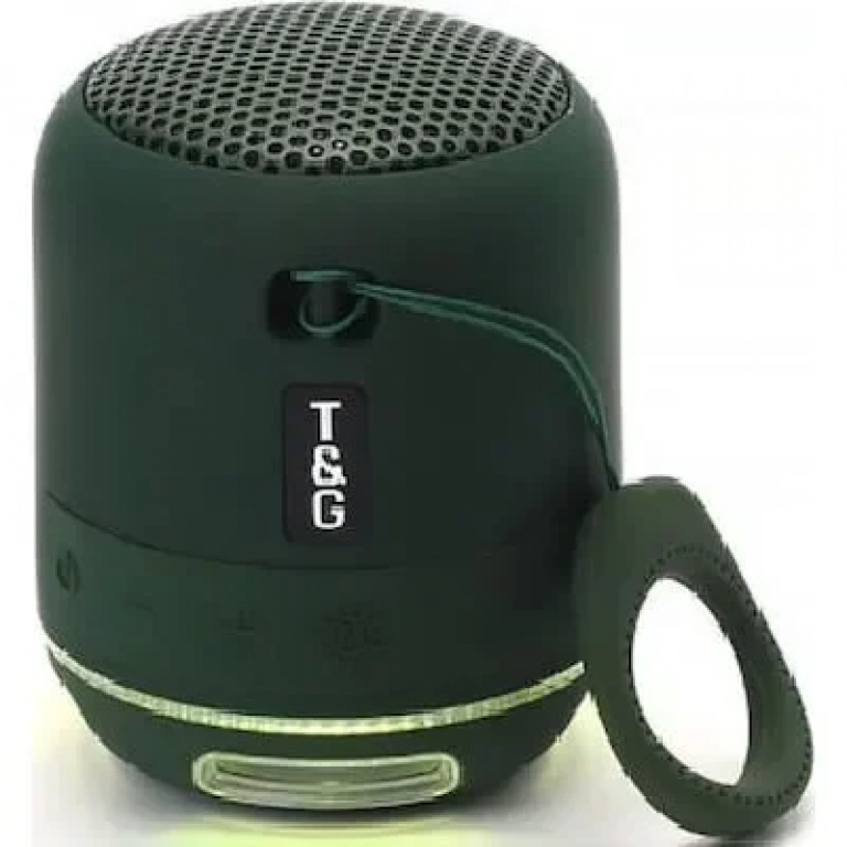T&G TG294 Mini Ηχείο Bluetooth με Ραδιόφωνο και 4 ώρες Λειτουργίας Green
