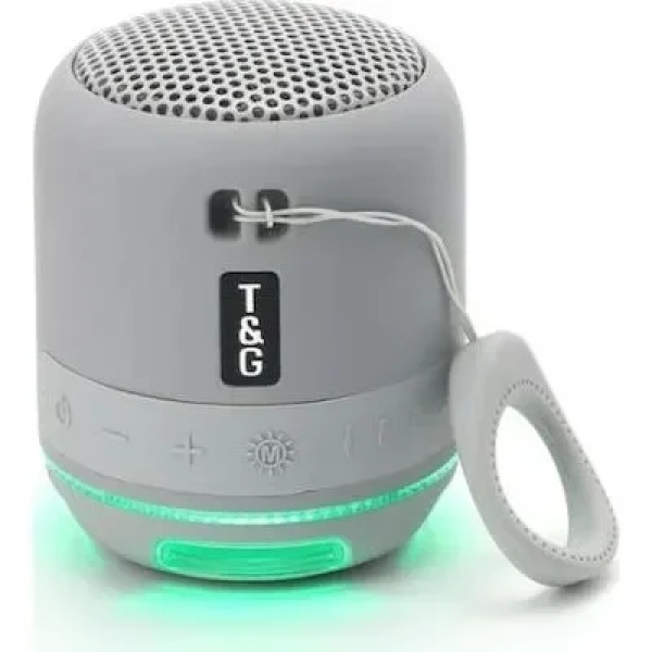 T&G TG294 Mini Ηχείο Bluetooth με Ραδιόφωνο και 4 ώρες Λειτουργίας Grey