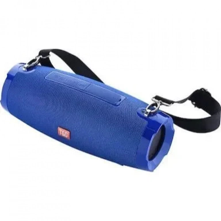 T&G TG-504 Ηχείο Bluetooth 10W με Ραδιόφωνο και 4 ώρες Λειτουργίας Blue