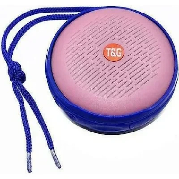 T&G TG-607 Ηχείο Bluetooth 5W με Ραδιόφωνο Blue