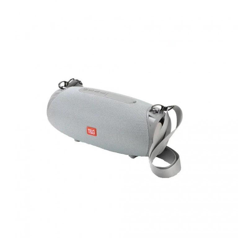 T&G TG534 Ηχείο Bluetooth 5W με Ραδιόφωνο και 4 ώρες Λειτουργίας Silver