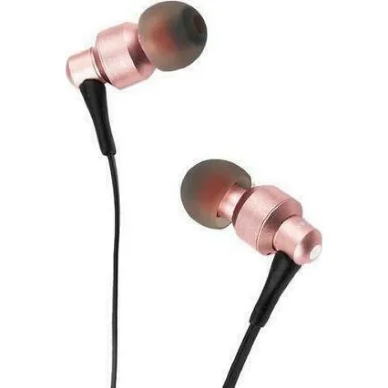 Awei ES-50TY In-ear Handsfree με Βύσμα 3.5mm Ροζ Χρυσό