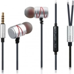 Awei ES910TY In-ear Handsfree με Βύσμα 3.5mm Ασημί