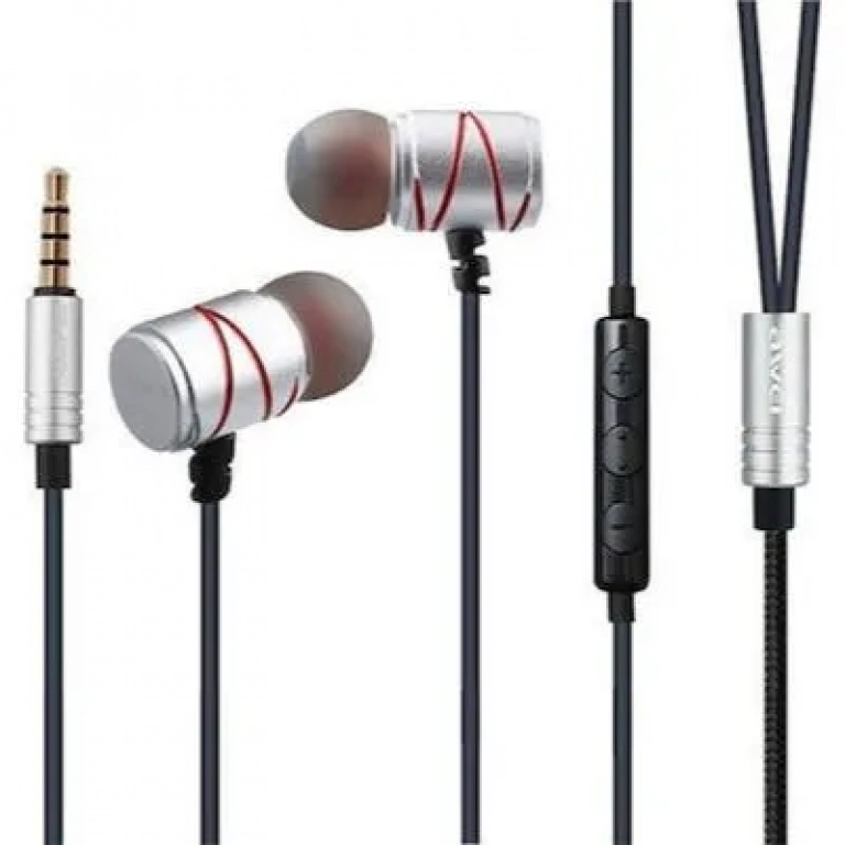 Awei ES910TY In-ear Handsfree με Βύσμα 3.5mm Ασημί
