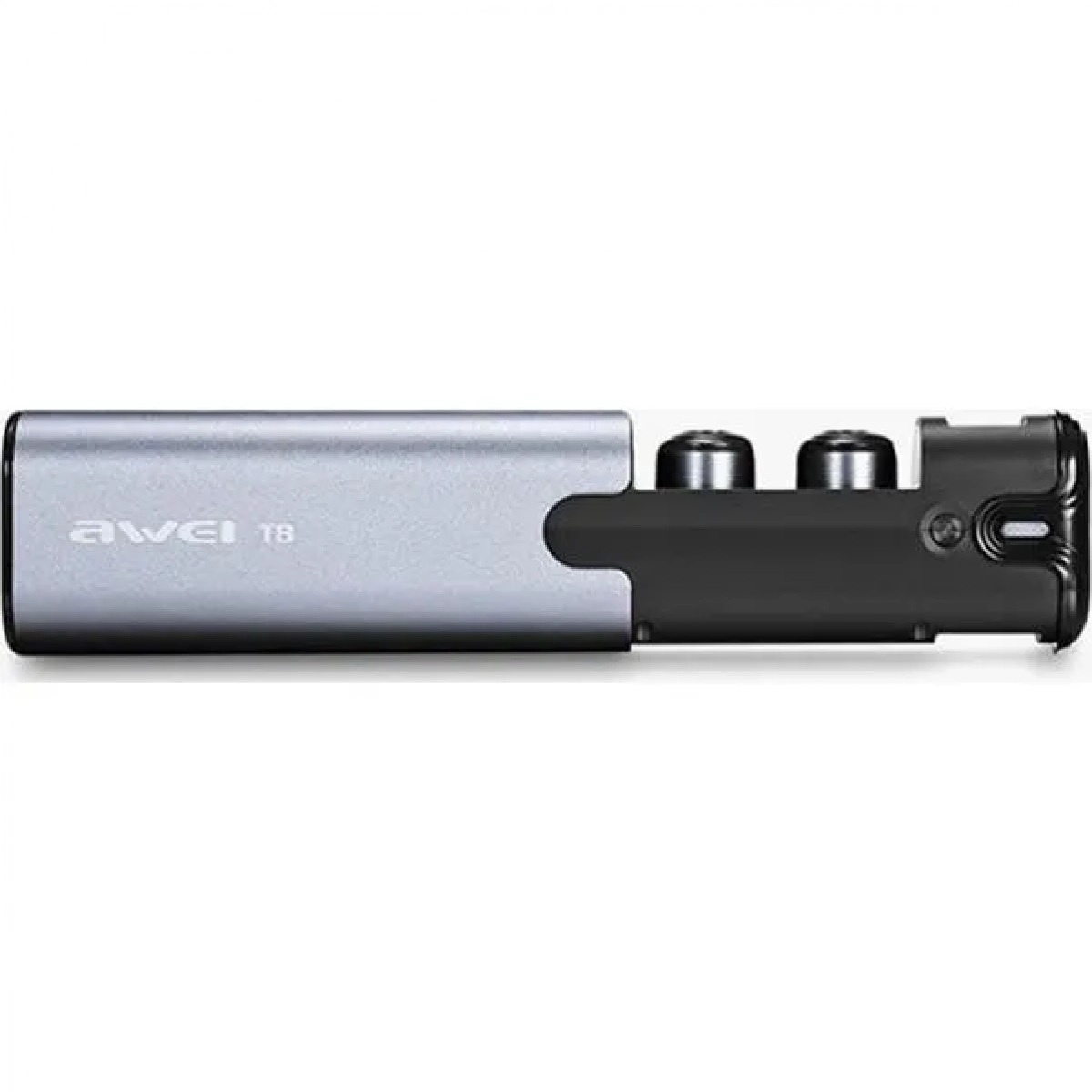 Awei T8 In-ear Bluetooth Handsfree Γκρι