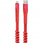 Hoco Flat USB 2.0 to micro USB Cable Κόκκινο 1.2m (U78)
