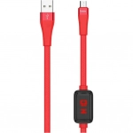 Hoco Braided USB 2.0 to micro USB Cable Κόκκινο 1.2m (S4)