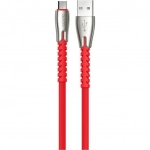Hoco Braided USB 2.0 to micro USB Cable Κόκκινο 1.2m (U58 Core)