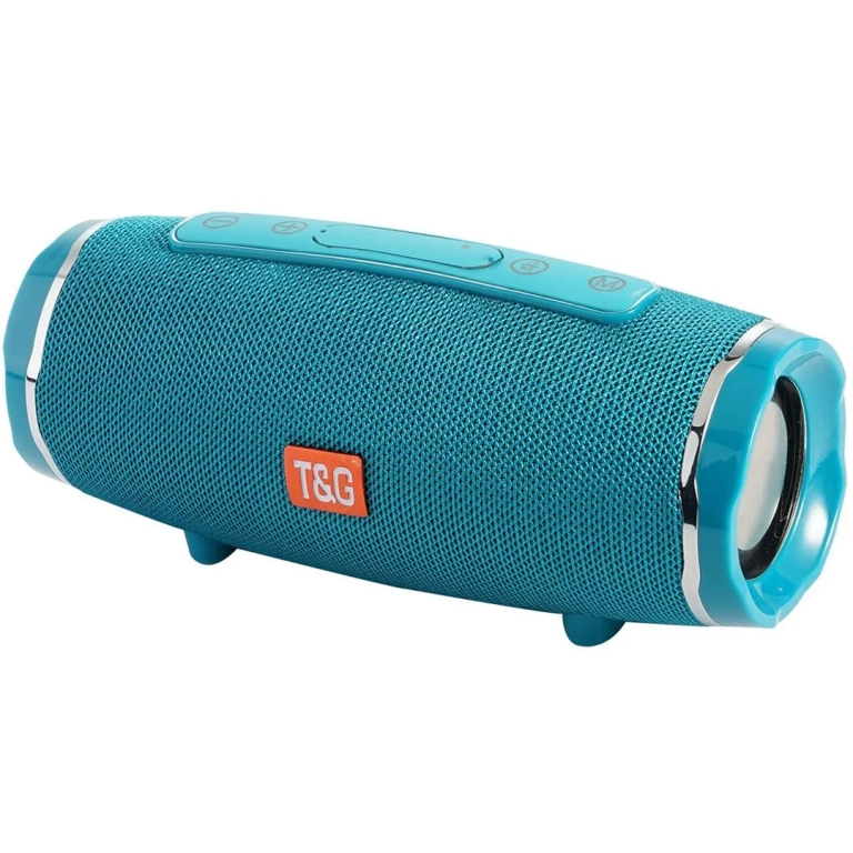 T&G TG-145 Ηχείο Bluetooth 10W με Ραδιόφωνο και 3 ώρες Λειτουργίας Turquoise