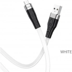 Hoco Flat USB 2.0 to micro USB Cable Λευκό 1m (X53)