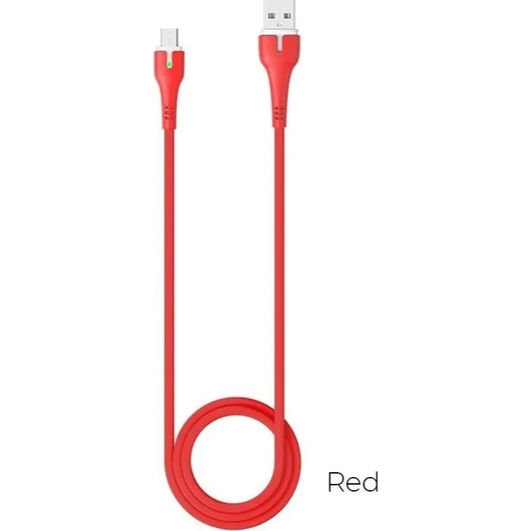 Hoco X45 Surplus Flat USB 2.0 to micro USB Cable Κόκκινο 1m (725561)