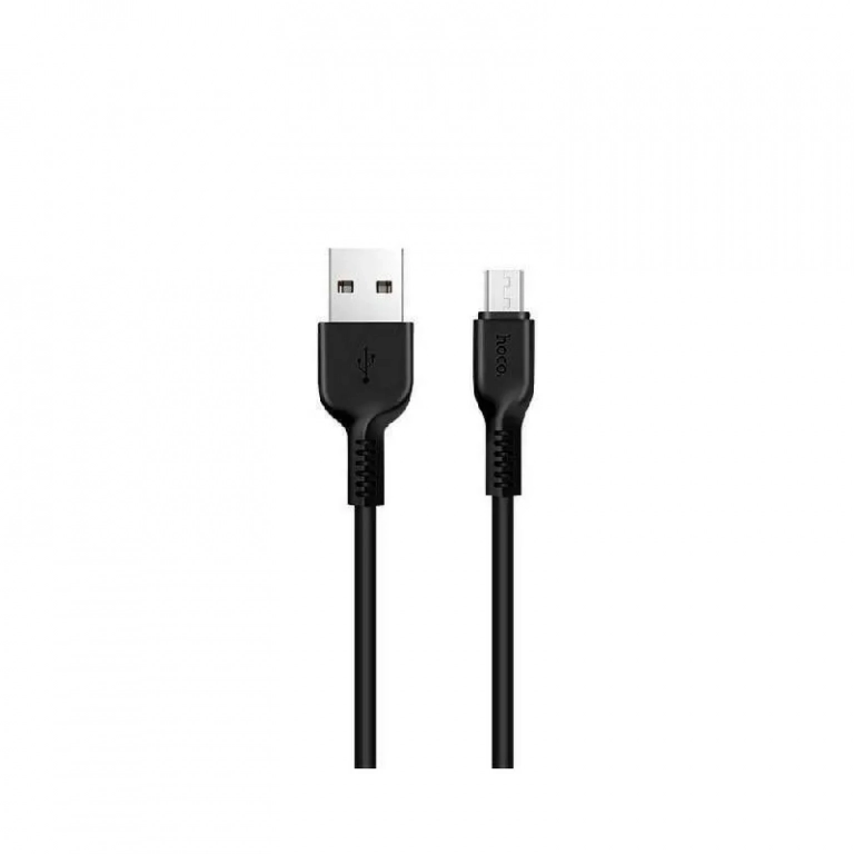 Hoco Regular USB 2.0 to micro USB Cable Μαύρο 3m (70535)