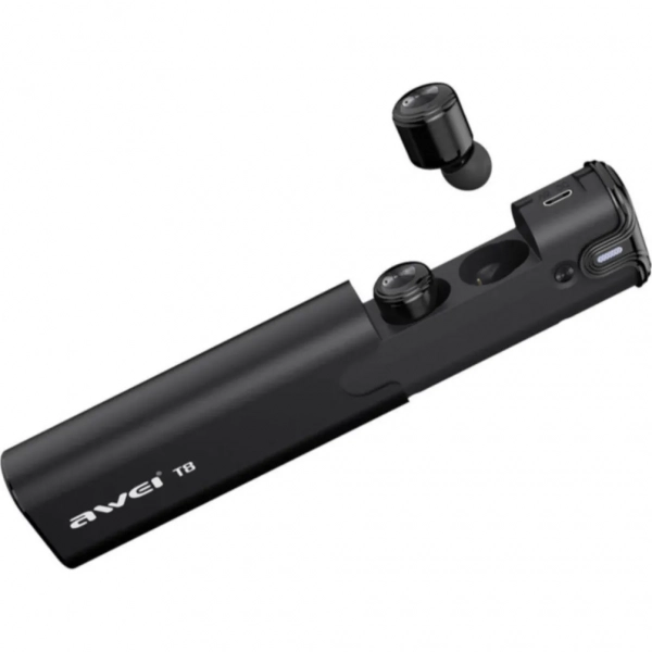 Awei T8 In-ear Bluetooth Handsfree Μαύρο