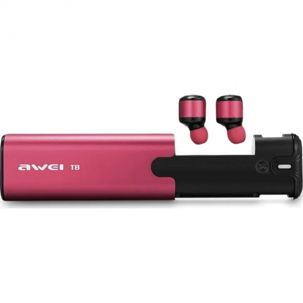 Awei T8 In-ear Bluetooth Handsfree Κόκκινο