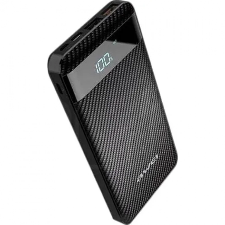 Awei P63K 10000mAh Μαύρο