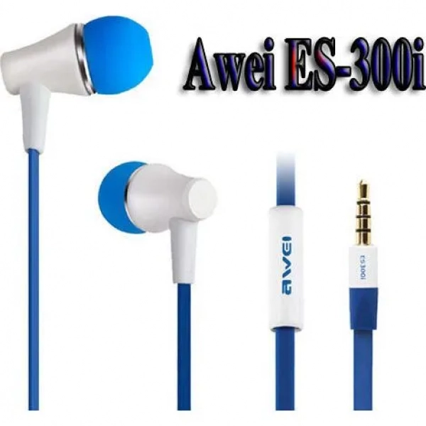 Awei ES300i In-ear Handsfree με Βύσμα 3.5mm Μπλε