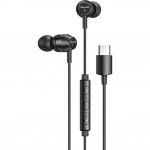 Awei TC-5 In-ear Handsfree με Βύσμα USB-C Μαύρο