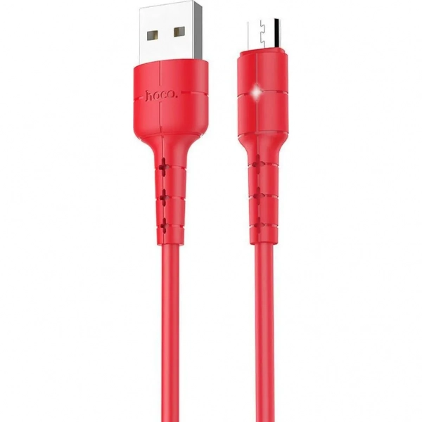 Hoco Regular USB 2.0 to micro USB Cable Κόκκινο 1.2m (X30 Star)