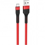 Hoco Regular USB 2.0 to micro USB Cable Κόκκινο 1m (X34 Surpass)