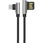 Hoco Braided USB 2.0 to micro USB Cable Μαύρο 1.2m (U42)