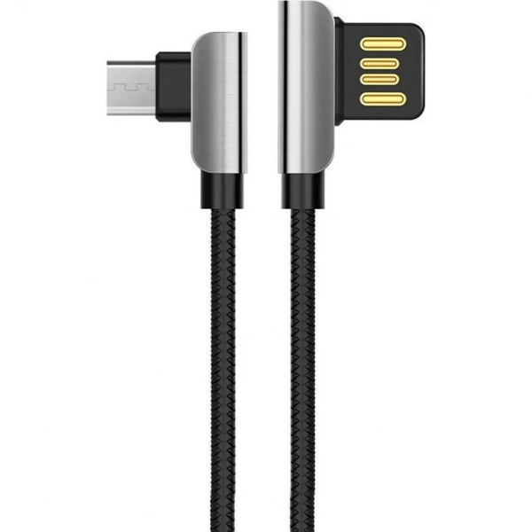 Hoco Braided USB 2.0 to micro USB Cable Μαύρο 1.2m (U42)