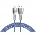 Hoco Braided USB 2.0 to micro USB Cable Μπλε 1.2m (U59 Enlightenment)