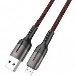 Hoco Braided USB 2.0 to micro USB Cable Μαύρο 1.2m (HC-U68MB)