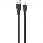 Hoco Regular USB 2.0 to micro USB Cable Μαύρο 1m (X42)