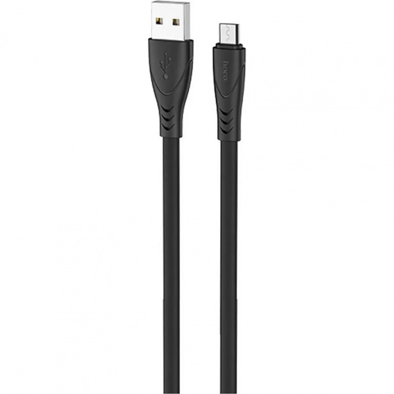 Hoco Regular USB 2.0 to micro USB Cable Μαύρο 1m (X42)