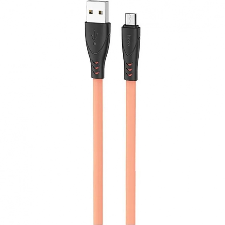 Hoco Regular USB 2.0 to micro USB Cable Κίτρινο 1m (X42)