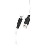 Hoco Regular USB 2.0 to micro USB Cable Λευκό 2m (X21 Plus)