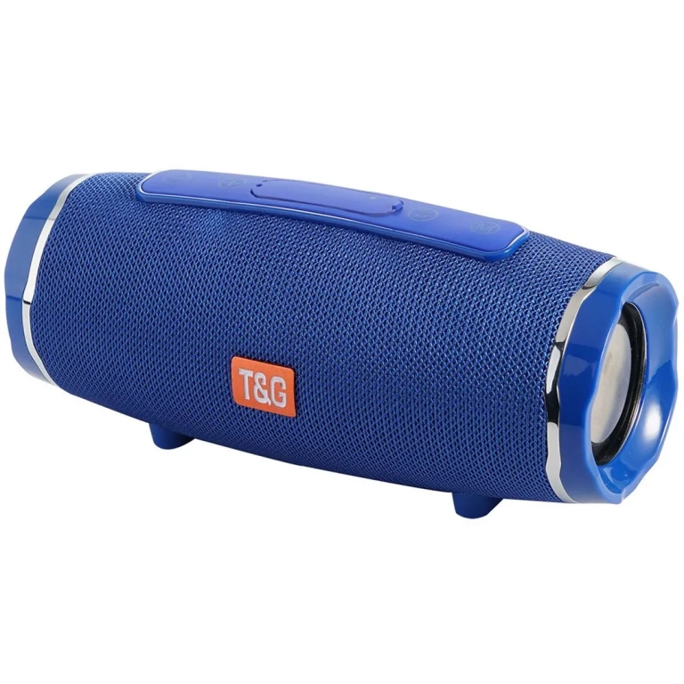 T&G TG-145 Ηχείο Bluetooth 10W με Ραδιόφωνο και 3 ώρες Λειτουργίας Blue