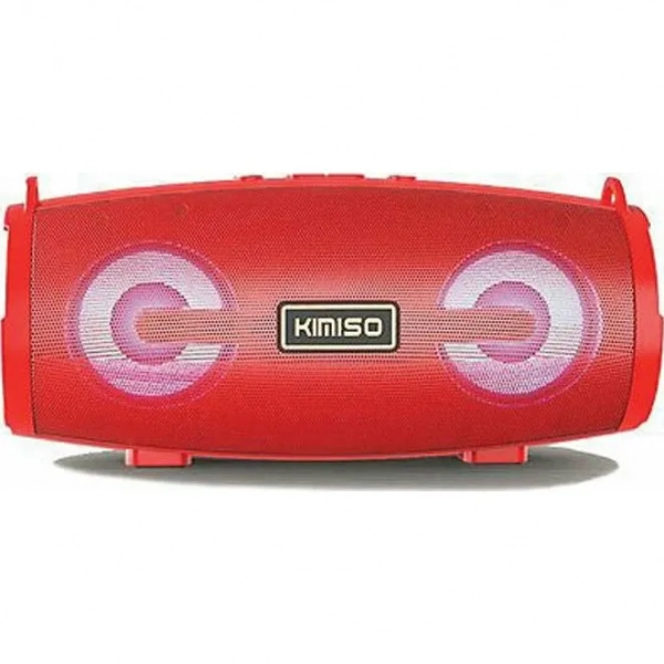 Kimiso KMS-222 Ηχείο Bluetooth 6W με 3 ώρες Λειτουργίας Red