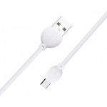Awei Regular USB 2.0 Cable USB-C male - USB-A male Λευκό 1m (CL-62-WH)