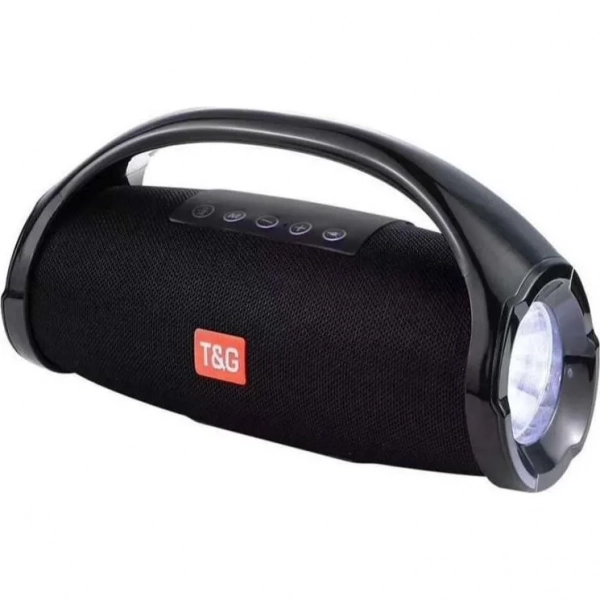 T&G TG-136 Ηχείο Bluetooth 10W με Ραδιόφωνο και 6 ώρες Λειτουργίας Black