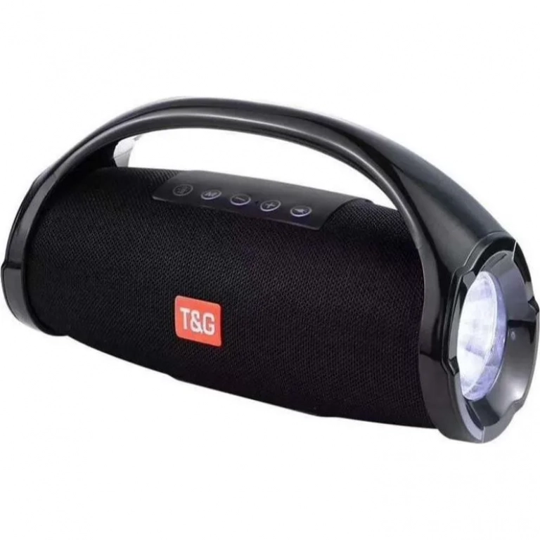 T&G TG-136 Ηχείο Bluetooth 10W με Ραδιόφωνο και 6 ώρες Λειτουργίας Black