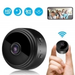 Κρυφή Κάμερα Παρακολούθησης Mini Ασύρματη IP WiFi 720p HD με Μπαταρία ARA-BWNUS-170012 Μαύρο