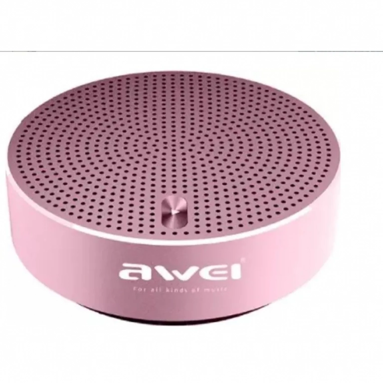 Awei Y-800 Ηχείο Bluetooth 3W με 2 ώρες Λειτουργίας Pink Gold