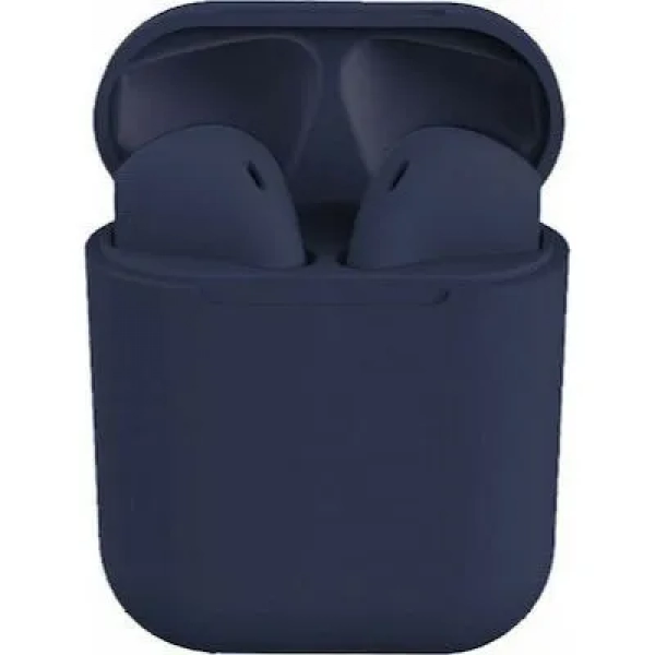 InPods 12 Earbud Bluetooth Handsfree Σκούρο Μπλε
