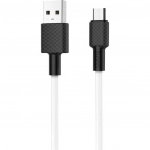 Hoco Regular USB 2.0 to micro USB Cable Λευκό 1m (X29 Superior)