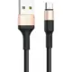 Hoco Braided USB 2.0 to micro USB Cable Χρυσό 1m (X26)