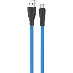 Hoco Regular USB 2.0 to micro USB Cable Μπλε 1m (X42)