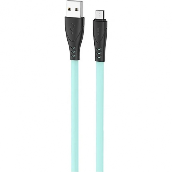 Hoco Regular USB 2.0 to micro USB Cable Πράσινο 1m (X42)