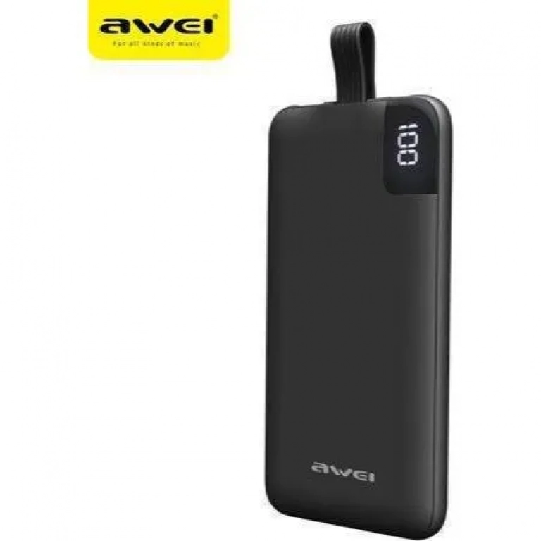 Awei P67K 10000mAh Μαύρο
