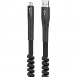 Hoco Flat USB 2.0 to micro USB Cable Μαύρο 1.2m (U78)