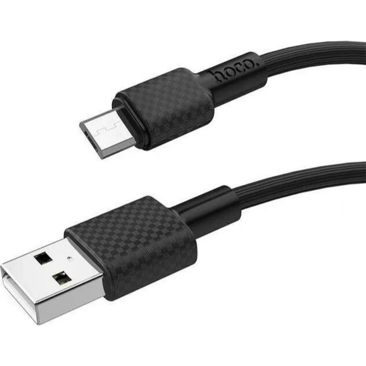 Hoco Regular USB 2.0 to micro USB Cable Μαύρο 1m (X29 Superior)