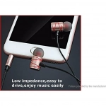 Awei ES910TY In-ear Handsfree με Βύσμα 3.5mm Ροζ Χρυσό