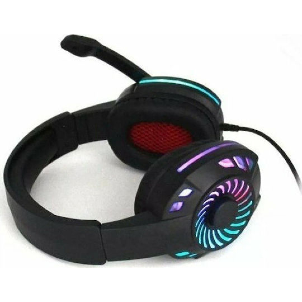 Komc KM666 Over Ear Gaming Headset USB – Μαύρο